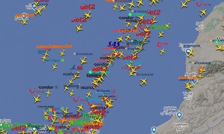 Europa acude en masa a Canarias: La impresionante imagen del tráfico aéreo