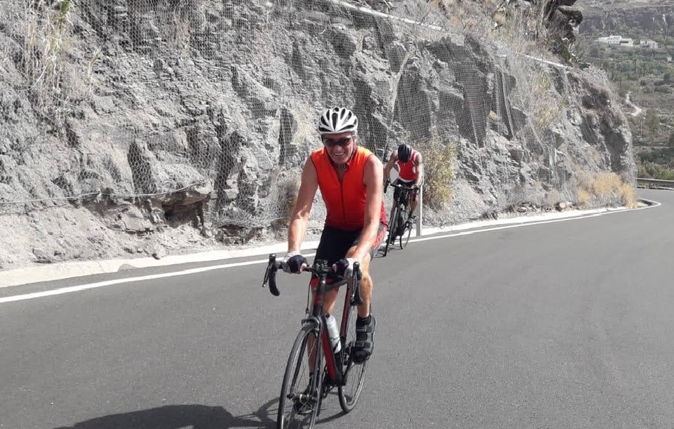 Rudi Baumans, un ciclista enamorado de Maspalomas