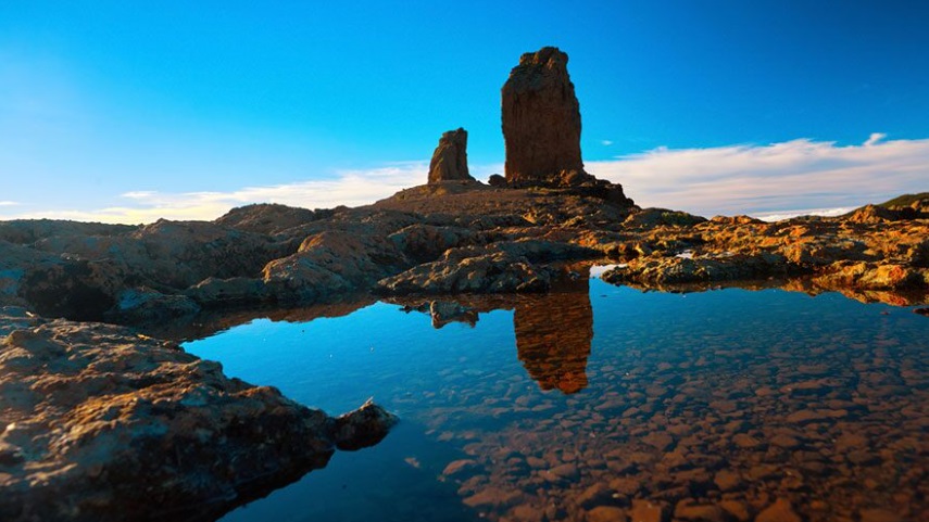La fotografía de hoy: Roque Nublo y el Roque de la Rana