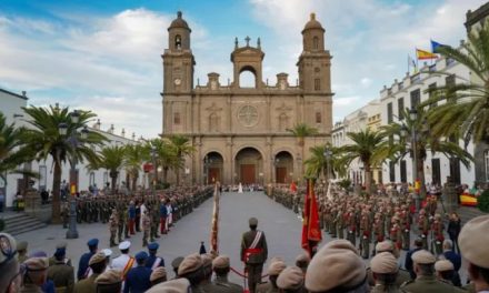 Homenaje al Regimiento de Infantería «Canarias» en su 450 aniversario