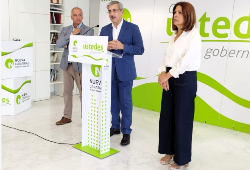 Luis Campos y Teodoro Sosa, candidatos de Nueva Canarias al Congreso por Las Palmas