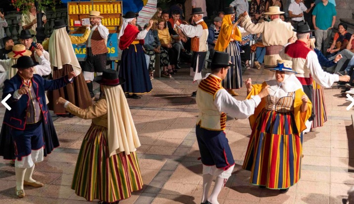 Folklore en las Fiestas de San Antonio El Chico, en Mogán