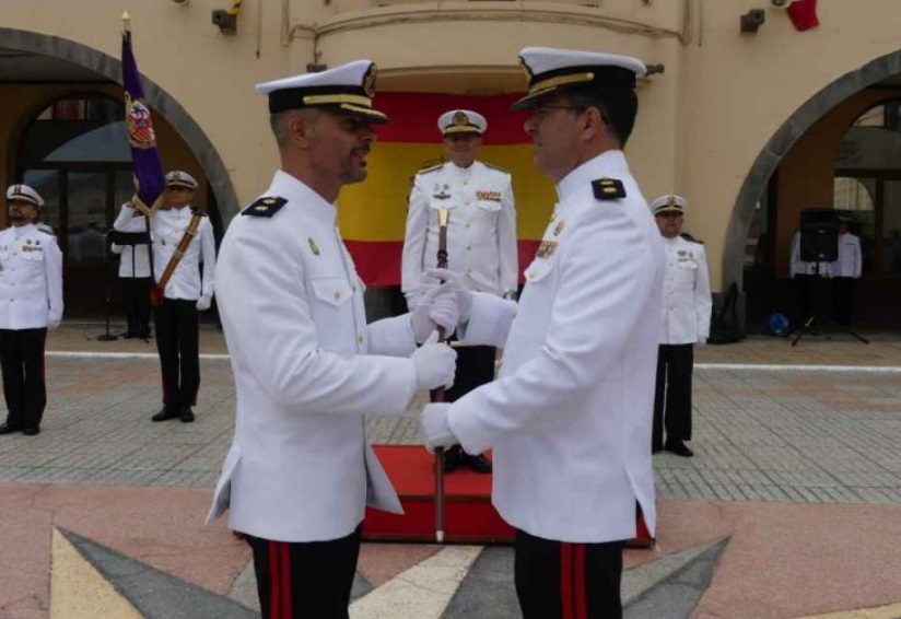 En la Base Naval: Entrega de mando de la Unidad de Seguridad de Canarias