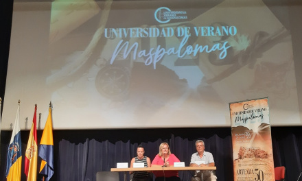 Elena Alamo destaca el éxito de la Universidad de Verano de Maspalomas