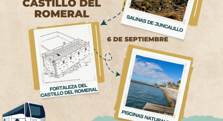 El proyecto Barrios Dinamiza-2 invita a conocer las Salinas de Juncalillo, Castillo del Romeral y Las Dunas