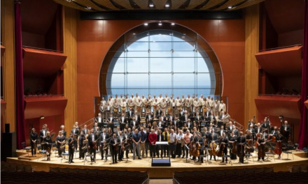 La Orquesta Filarmónica de Gran Canaria graba el Himno Oficial de la U. D. Las Palmas junto a Los Gofiones