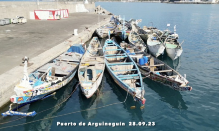 Mogán reclama de nuevo la retirada de cayucos del Muelle de Arguineguín
