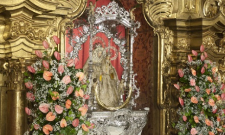 La Virgen del Pino luce ya con el manto de los Pinos