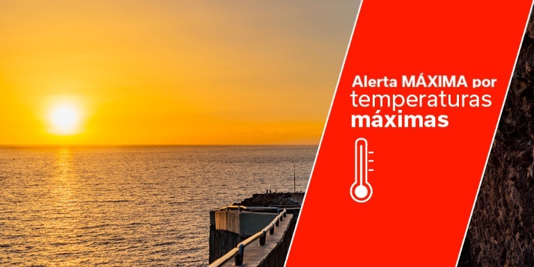 La AEMET declara la alerta por temperaturas máximas en Gran Canaria