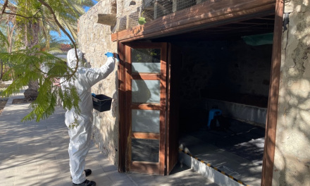 El Ayuntamiento protege la histórica Casa de Saturnitita contra las termitas