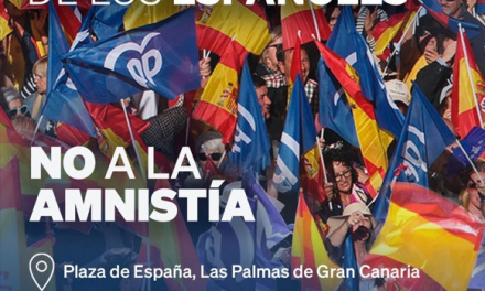 Hoy, a las 12, en la Plaza de España:  Gran concentración del PP contra la amnistía