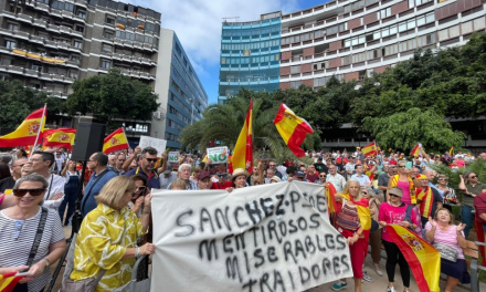 5.000 personas claman en Las Palmas de Gran Canaria contra la amnistía