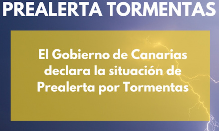 El Gobierno de Canarias recomienda tomar precauciones ante la previsión de lluvias y tormentas