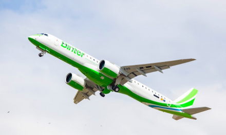 Binter recibe en Canarias el primer Embraer que volará a Madrid
