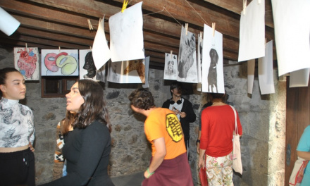 Exposición de los alumnos de Artes del IES Támara en la Casa de Saturnitita