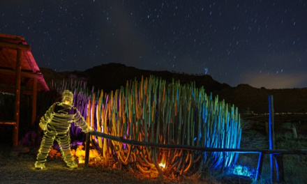 Mogán acoge «Gran Canaria, 21 luces», exposición de fotografía nocturna pintada con luz