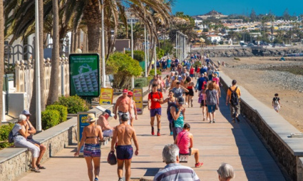 Maspalomas y Gran Canaria baten el récord de llegada de turistas desde 2017