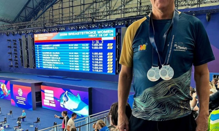 El nadador Eric Sjöström afincado en San Agustín gana dos medallas de plata en el Mundial de Doha