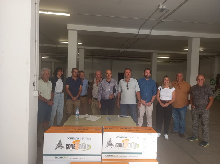 Los agricultores de albaricoques reciben 2.000 trampas contra la mosca de la fruta