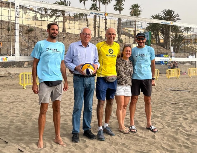 Yes Beach Volleyball 2024 celebra un torneo con 140 alumnos del IES El Tablero-Agüañac