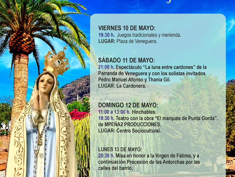 Tradición, cultura y ocio en Veneguera del 10 al 13 de mayo