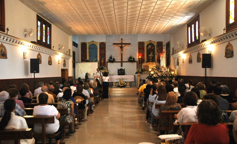 Reapertura de la iglesia de Nuestra Señora de Fátima, de Aldea Blanca, tras su rehabilitación