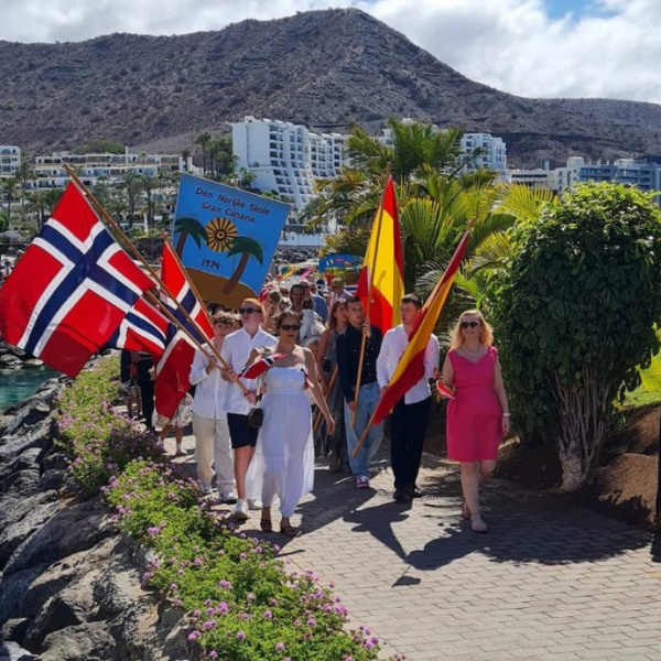 Anfi se transforma en Noruega en el Día Nacional