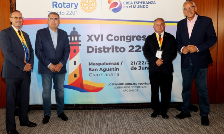 Apertura del XVI Congreso de Rotary Distrital en Maspalomas