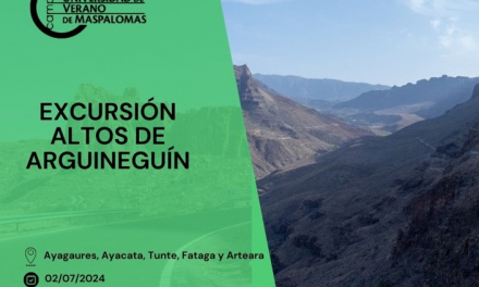 La Universidad de Verano de Maspalomas organizará una excursión a Arguineguín y conocer sus paisajes y etnografía