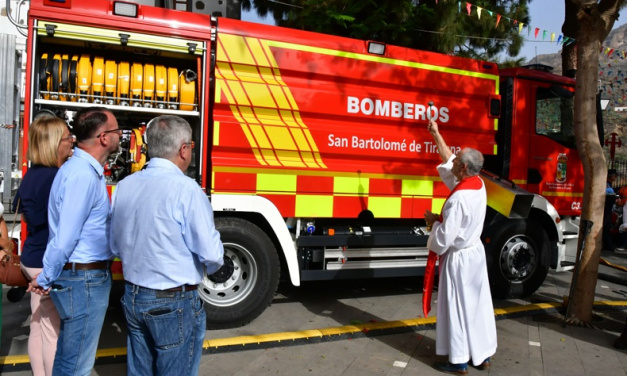 San Bartolomé de Tirajana comienza a renovar la flota de vehículos del parque de bomberos