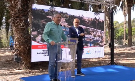 El Consorcio Maspalomas Gran Canaria acondiciona el paisaje de Oasis Palmeral con una inversión de 6 millones de euros