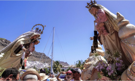 Encuentro entre la Virgen del Carmen de Arguineguín y Playa de Mogán