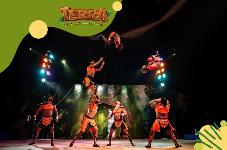 Te invitamos al brillante  espectáculo «Terra», en Las Palmas de Gran Canaria