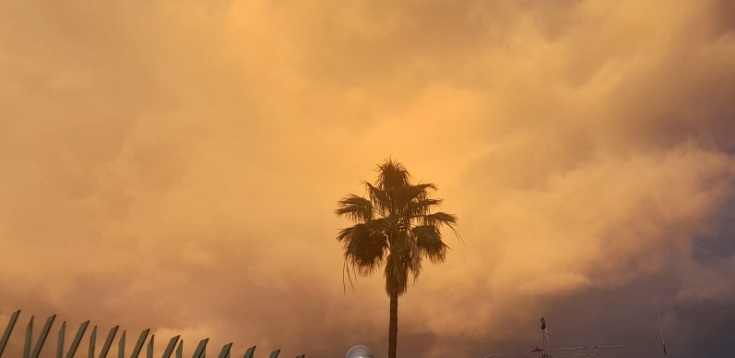 La fotografía de Fátima R. Campos: «Colores en el cielo de Maspalomas»