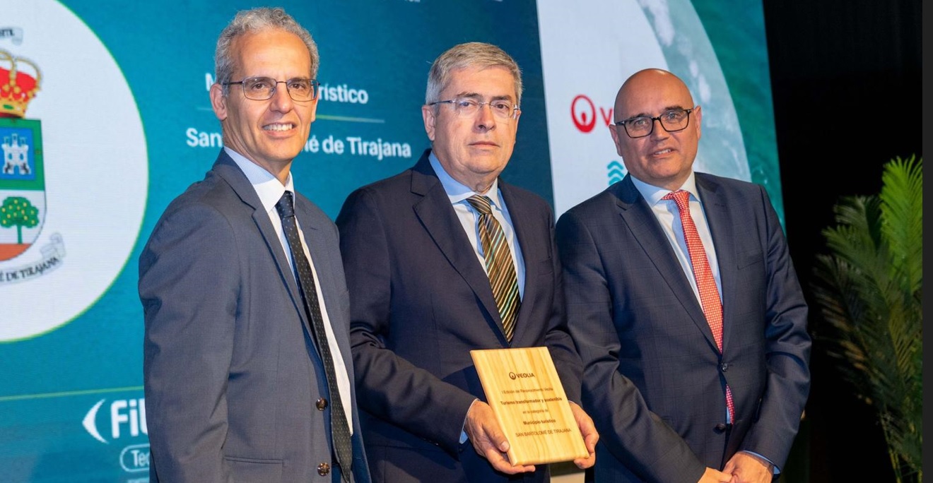 San Bartolomé de Tirajana galardonado en FITUR como municipio turístico de mejor gestión del agua