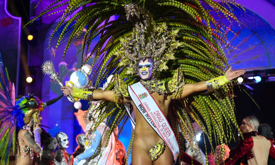 Drag Elektra, ganador en la Gala Drag del Carnaval Internacional de Maspalomas 2025
