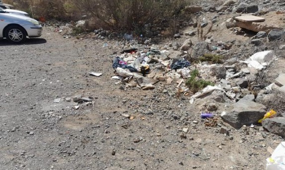 Exito de la información «Bochornoso aspecto del «aparcamiento» más demandado en San Fernando de Maspalomas»