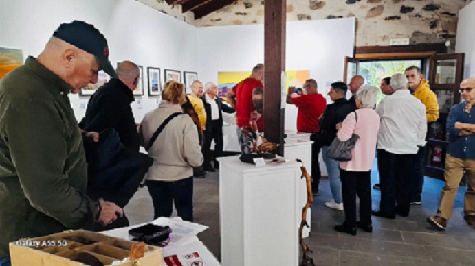 Artistas emergentes italianos y españoles exponen en Casa Saturnitita