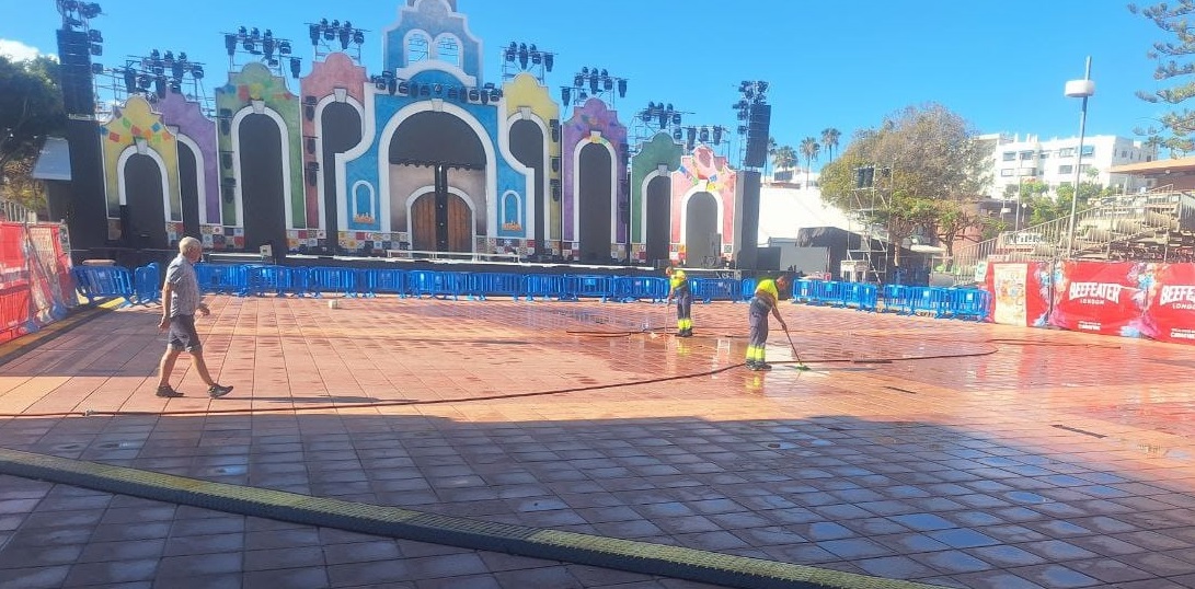 Tras el Carnaval Internacional: El Consorcio Maspalomas Gran Canaria evalúa los espacios públicos