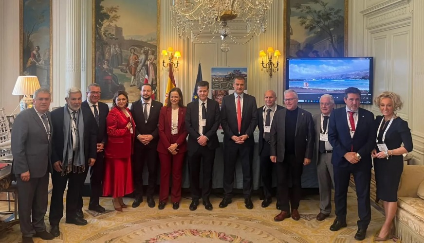 Marco Aurelio Pérez defiende la hospitalidad turística de Maspalomas en Londres