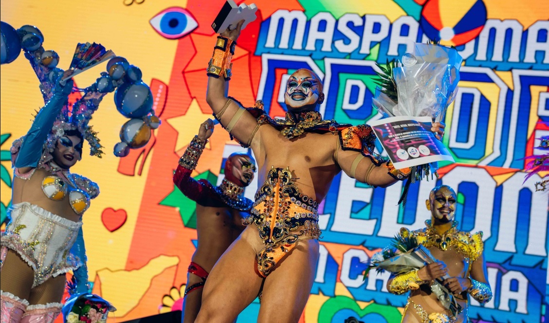 El Drag Electra ganador de la Gala Drag en «Maspalomas Pride by Freedom»