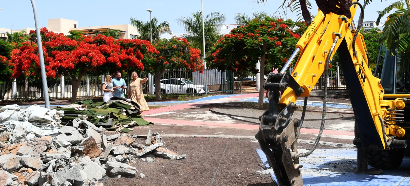 Se inician las obras de renovación y mejora del Parque Multifuncional de El Tablero