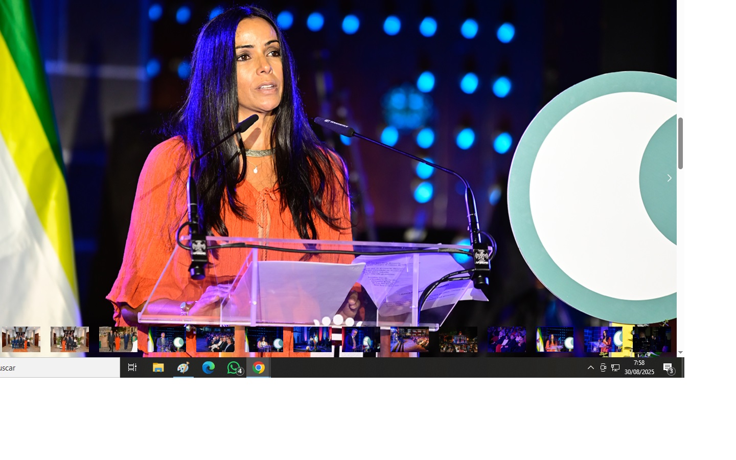 Raquel del Rosario abre las fiestas del Pino 2025 en Teror: «Nunca es tarde para honrar nuestra historia, cuidar nuestras tradiciones»