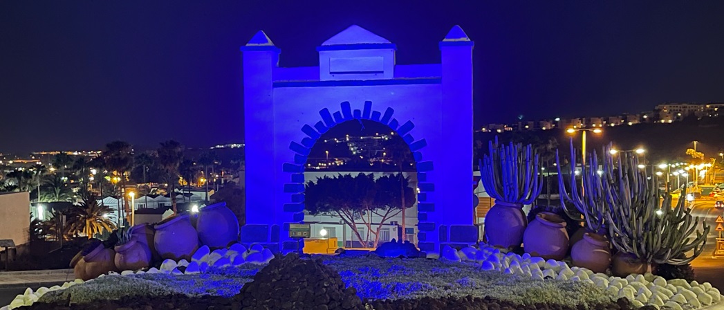 San Bartolomé de Tirajana apoya la campaña «Luces que inspiran» en solidaridad con las patologías raras