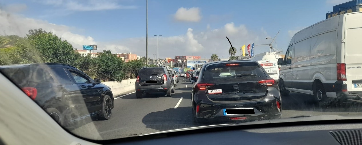 Ayer: De Maspalomas hasta Las Palmas de Gran Canaria 1 hora 37 minutos