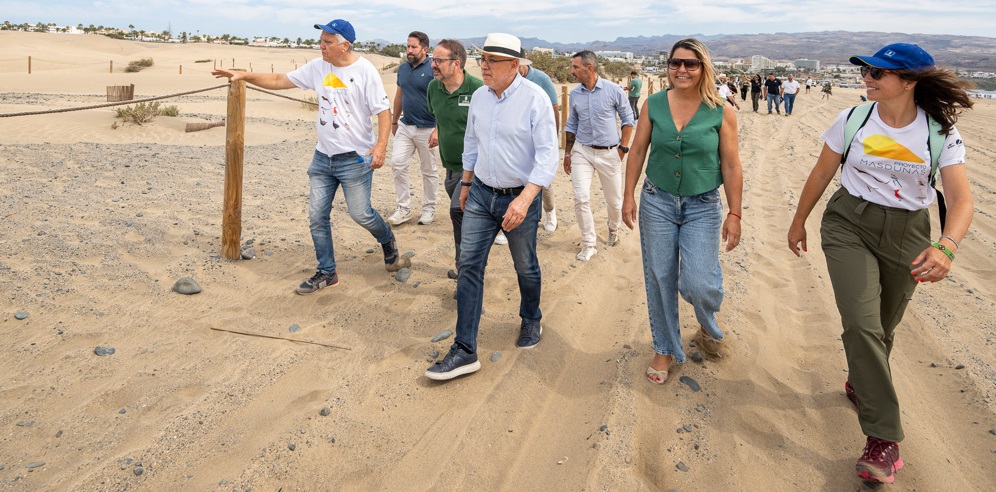 Gran Canaria licita los trabajos de regulación y tránsito en la Reserva Natural de Las Dunas de Maspalomas
