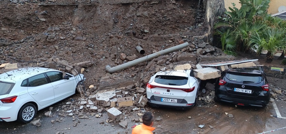 14 incidencias por la borrasca en San Bartolomé de Tirajana