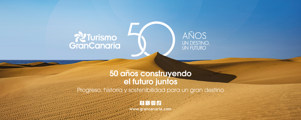 Turismo de Gran Canaria conmemora su 50 aniversario con un mensaje de futuro y sostenibilidad