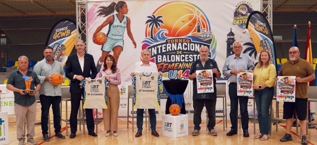 Presentación oficial del cartel del III Torneo Internacional de Baloncesto Femenino Maspalomas-Gran Canaria U-14.