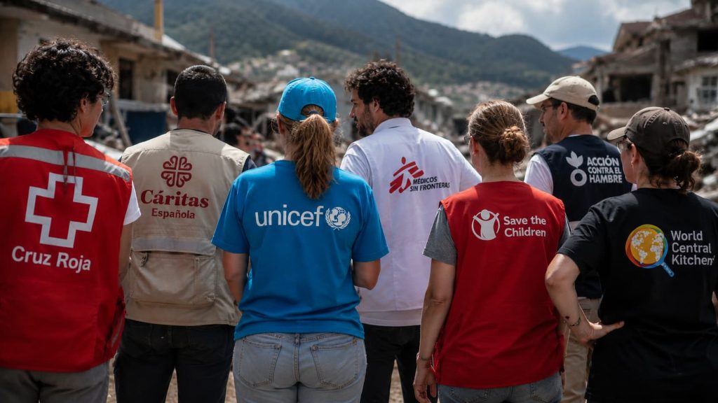 Cooperantes de organizaciones humanitarias coordinan la ayuda de emergencia para Venezuela tras los terremotos.